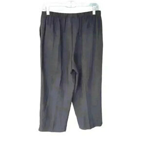 Pineapple Moon Black Silk Pants